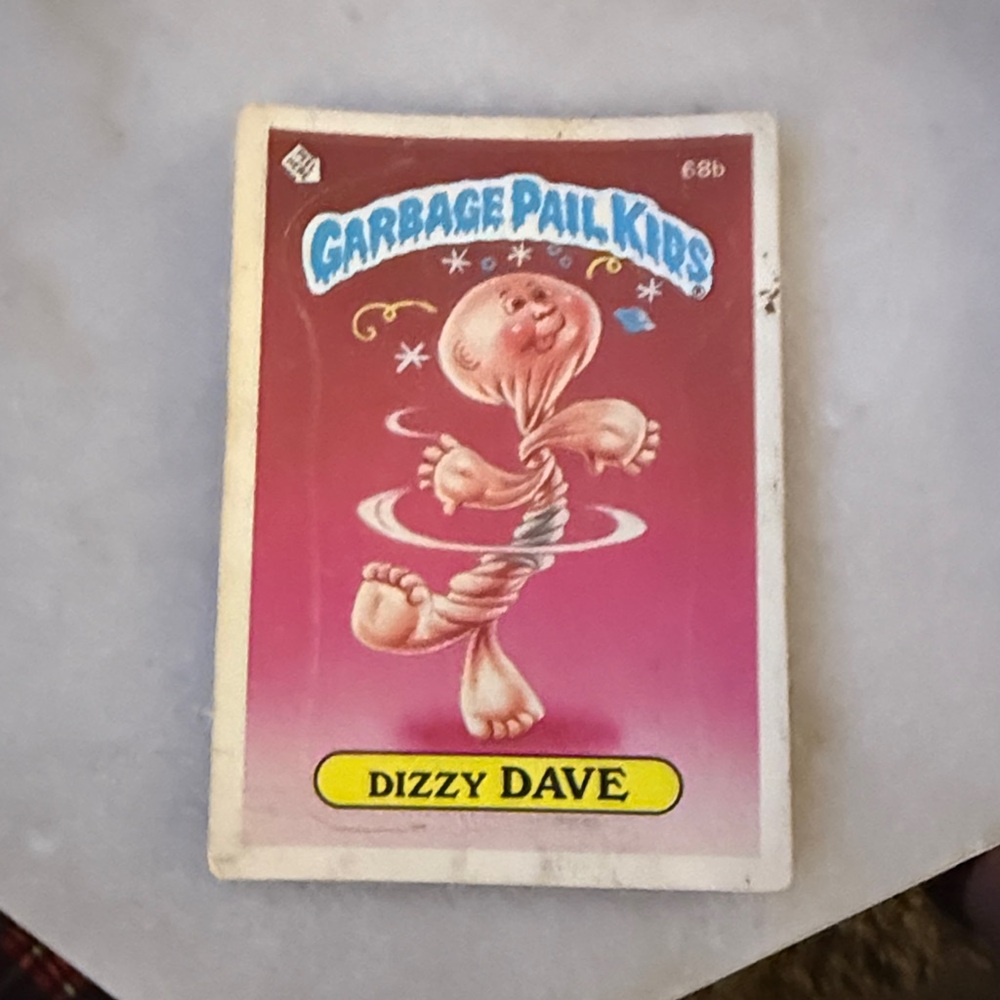 Garbage Pail Kids Dizzy Dave Card